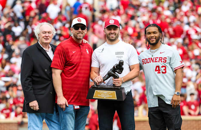FB - Steve Owens, Jason White, Baker Mayfield, Kyler Murray, Heisman